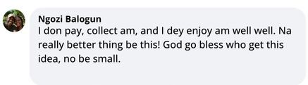 Client feedback 2
